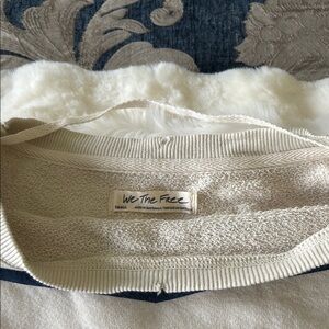 We The Free Ivory Fleece Pullover